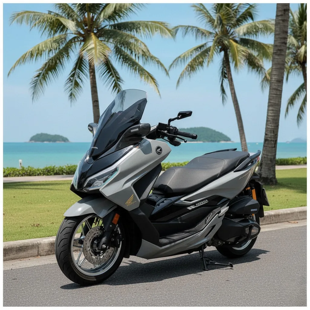 Forza 350 Grey scooter rental Phuket